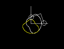 Doppel-Kurvenscheibe mit Hauptkurve und Gegenkurve Doppel-Kurvenscheibe mit Hauptkurve und Gegenkurve